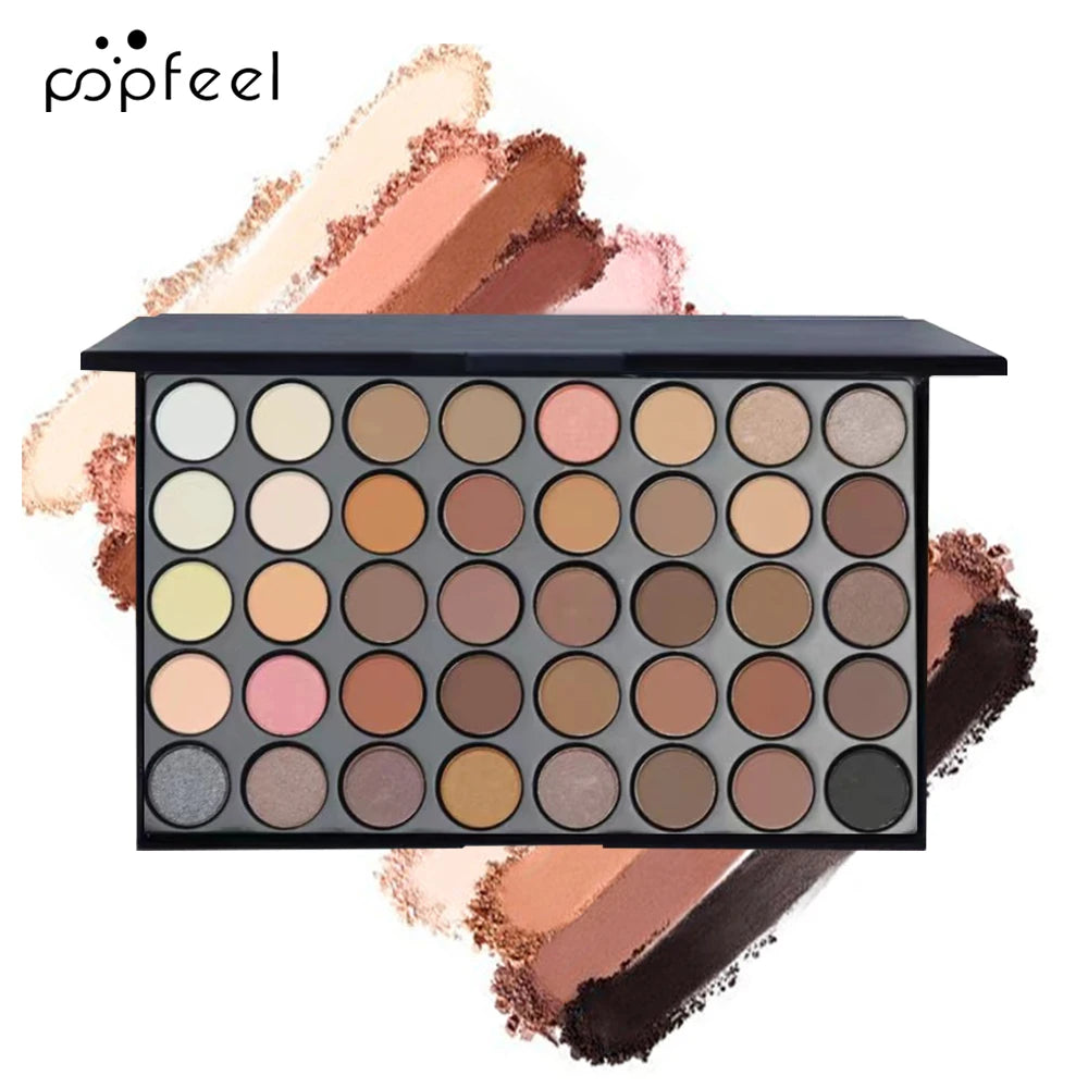 POPFEEL Augen-Make-up-Set – Lidschatten, Eyeliner, Mascara & Stift