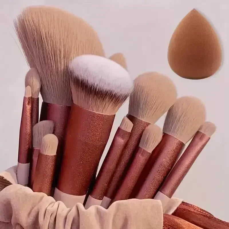 Professionelles Make-up-Pinsel-Set – Weiche, Flauschige Kosmetikpinsel